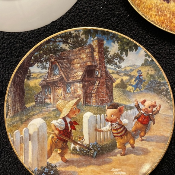 Edwin M. Knowles “Classic Fairy Tales” series collectible china plates - Picture 7 of 16